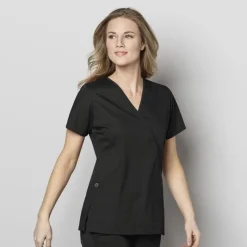 Wonderwink Wonder Work Scrub Tops*Wink WonderWORK Women's Mock Wrap Scrub Top