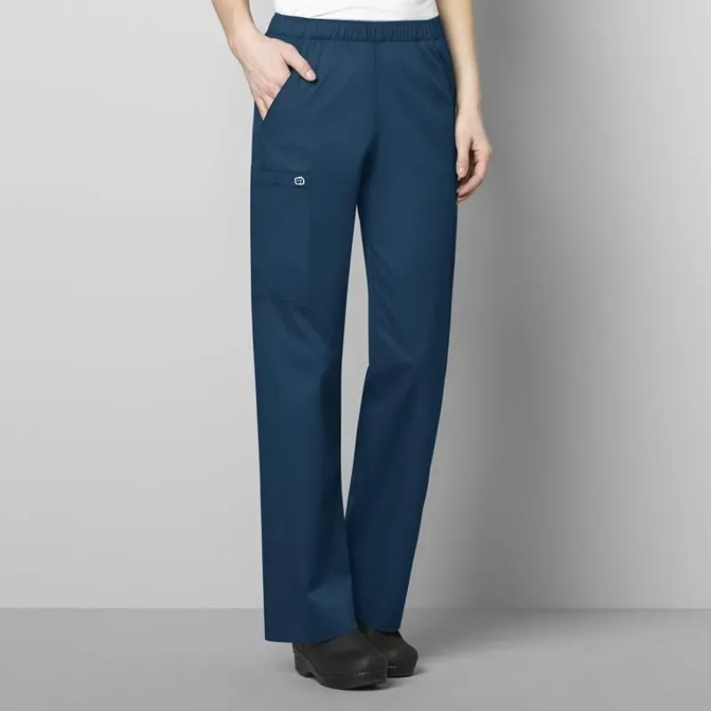 Wonderwink Wonder Work Scrub Pants*Wink WonderWORK Women's Pull-On Cargo Scrub Pant-Tall