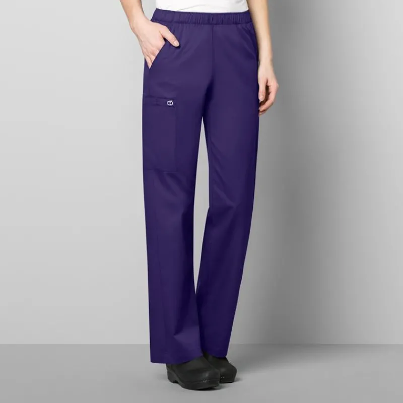 Wonderwink Wonder Work Scrub Pants*Wink WonderWORK Women's Pull-On Cargo Scrub Pant