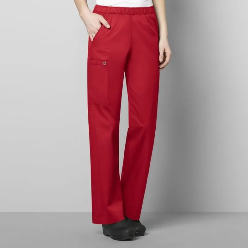 Wonderwink Wonder Work Scrub Pants*Wink WonderWORK Women's Pull-On Cargo Scrub Pant-Tall
