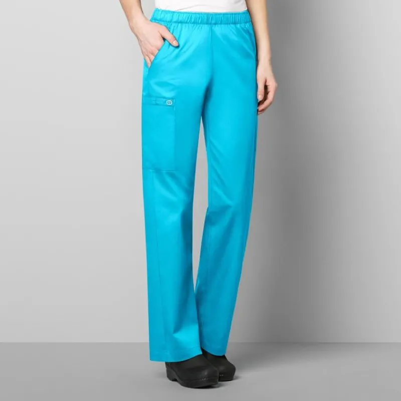 Wonderwink Wonder Work Scrub Pants*Wink WonderWORK Women's Pull-On Cargo Scrub Pant