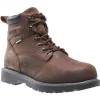 Wolverine Non-Slip Boots | Steel Toe*Floorhand Waterproof Steel-Toe Work Boot Dark Brown