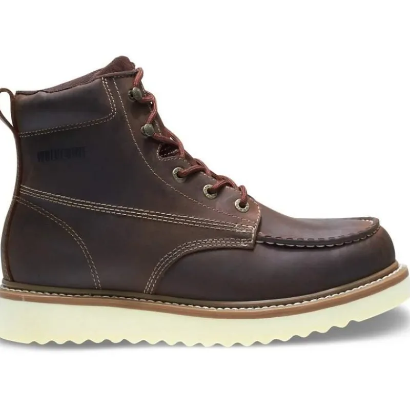 Wolverine Non-Slip Boots | Work Boots*Loader Work Wedge Steel Shank Soft-Toe Work Boot Brown