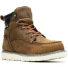 Wolverine Non-Slip Boots | Work Boots*Men's 6" Trade Wedge Waterproof Soft Toe Moc Work Boot Sudan Brown