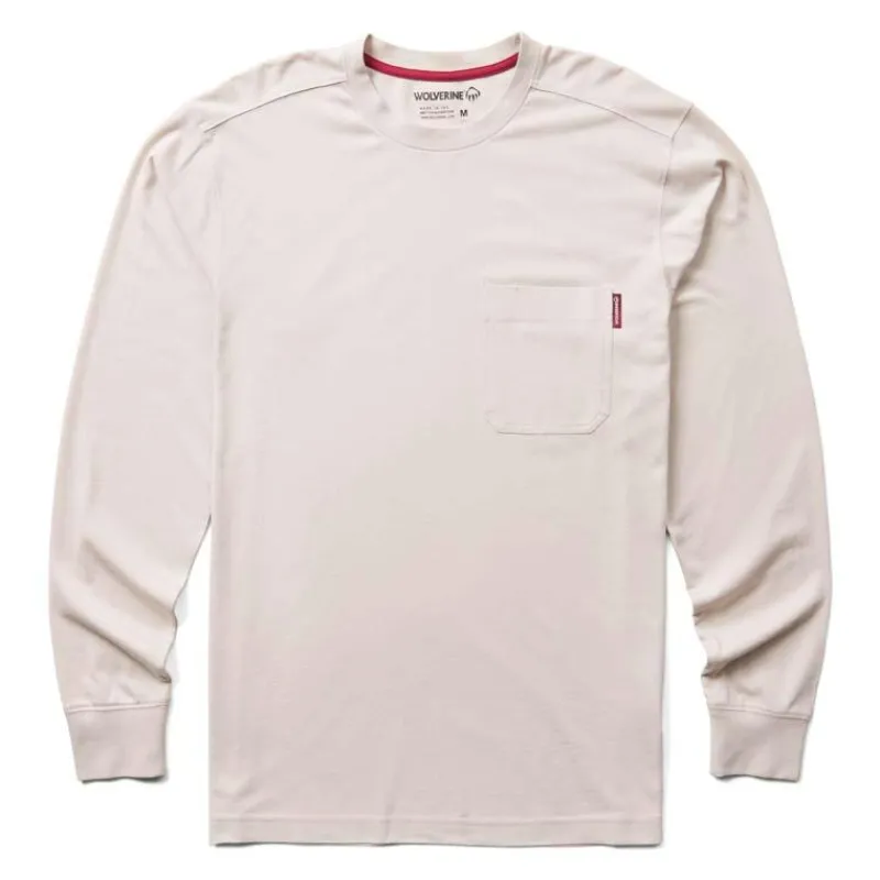 Wolverine T-Shirts*Men's Classic Long Sleeve Pocket Tee
