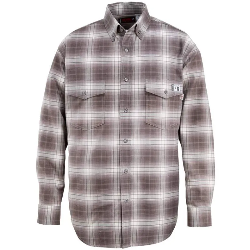 Wolverine Flame Resistant Shirts | Work Shirts*Men's Firezero Flame Resistant Plaid Twill Work Shirt