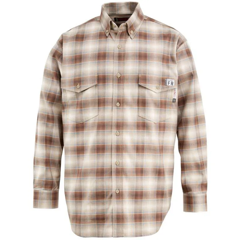 Wolverine Flame Resistant Shirts | Work Shirts*Men's Firezero Flame Resistant Plaid Twill Work Shirt