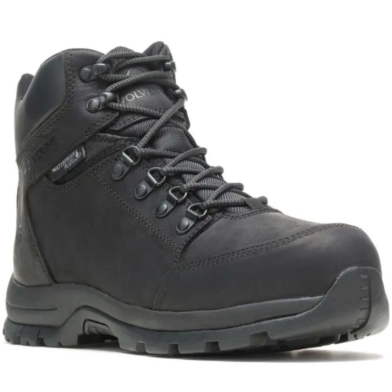 Wolverine Steel Toe | Hiking*Men's Grayson Waterproof Steel Toe Hiker Black