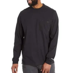 Wolverine T-Shirts*Men's Guardian Cotton Long Sleeve Pocket T-Shirt