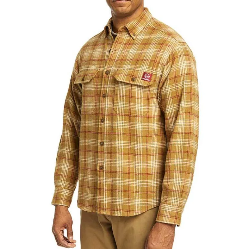 Wolverine Work Shirts*Men's Heavyweight Glacier Flannel Shirt