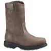 Wolverine Non-Slip Boots | Wellington*Slip Resistant 10-Inch Wellington Dark Brown