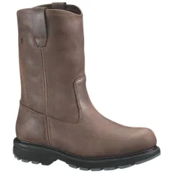 Wolverine Non-Slip Boots | Steel Toe*Slip Resistant Steel Toe 10-Inch Wellington Brown