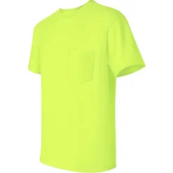 Work Force Hi-Visibility Shirts | T-Shirts*Men's Short Sleeve Enhanced Visibility T-Shirt Hi Viz Green